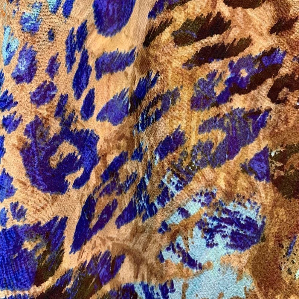 Size 8 Midnight Velvet Animal Botanical Kenzie Reversible Floral Dress (c1) - Picture 6 of 16
